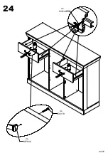 Preview for 24 page of Forte KLKK332 Assembling Instruction