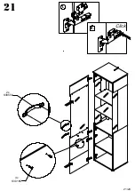 Preview for 21 page of Forte KLRV711B Assembling Instruction