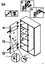 Предварительный просмотр 22 страницы Forte LCRV521R Assembling Instruction