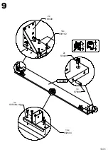 Preview for 13 page of Forte LNRL1162 Assembling Instruction