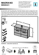 Preview for 1 page of Forte MADRANO MEGD221 Assembling Instruction