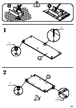 Preview for 4 page of Forte MADRANO MEGD221 Assembling Instruction