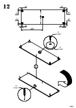 Preview for 11 page of Forte MADRANO MEGD221 Assembling Instruction