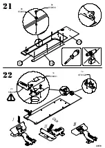 Предварительный просмотр 22 страницы Forte MADRANO MEGK231 Assembling Instruction