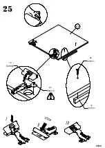 Предварительный просмотр 25 страницы Forte MADRANO MEGK231 Assembling Instruction