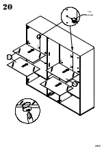 Preview for 22 page of Forte MADRANO MEGV531 Assembling Instruction