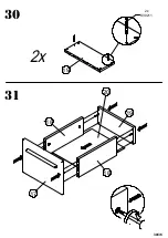 Preview for 30 page of Forte MADRANO MEGV531 Assembling Instruction