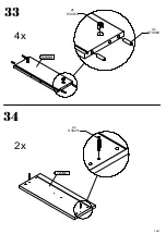 Preview for 34 page of Forte MARIDA MDNS936 Assembling Instruction
