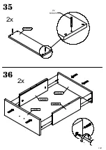 Preview for 35 page of Forte MARIDA MDNS936 Assembling Instruction