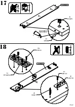 Preview for 17 page of Forte Modern Way MRWL2182 Assembling Instruction