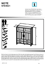 Preview for 1 page of Forte NTEK521 Assembly Instructions Manual