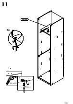 Preview for 18 page of Forte OLNS1241B Assembling Instruction