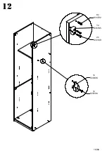 Preview for 19 page of Forte OLNS1241B Assembling Instruction