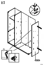 Preview for 23 page of Forte OLNS1241B Assembling Instruction