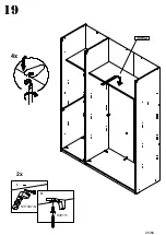 Preview for 25 page of Forte OLNS1241B Assembling Instruction