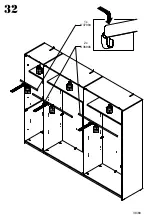 Preview for 38 page of Forte OLNS1241B Assembling Instruction