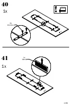 Preview for 44 page of Forte OLNS1241B Assembling Instruction