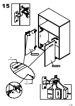 Preview for 17 page of Forte Regal KFLR321 Assembling Instruction