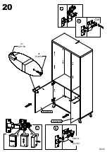 Preview for 23 page of Forte RICCIANO RCQR721B Assembling Instruction