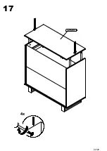 Предварительный просмотр 22 страницы Forte SEWK211 Assembly Instructions Manual