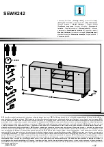 Preview for 1 page of Forte SEWK242 Assembling Instruction