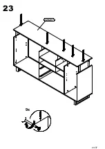 Preview for 24 page of Forte SEWK242 Assembling Instruction