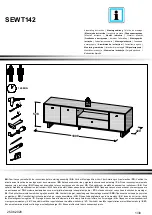 Preview for 1 page of Forte SEWT142 Assembling Instruction