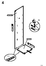 Preview for 10 page of Forte Sirius Black SRBS12412B Assembling Instruction