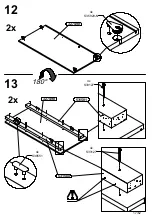 Preview for 17 page of Forte Sirius Black SRBS12412B Assembling Instruction