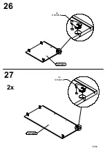 Preview for 30 page of Forte Sirius Black SRBS12412B Assembling Instruction