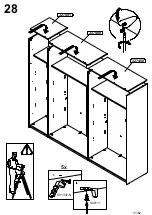 Preview for 31 page of Forte Sirius Black SRBS12412B Assembling Instruction