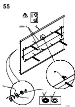 Preview for 56 page of Forte Sirius Black SRBS12412B Assembling Instruction