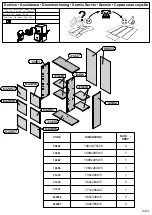 Preview for 4 page of Forte SQNK321-C764 Assembling Instruction