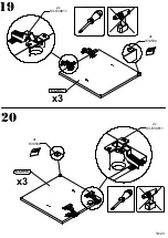 Preview for 19 page of Forte SQNK321-C764 Assembling Instruction