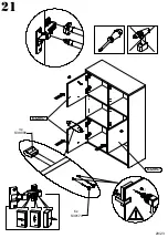 Preview for 20 page of Forte SQNK321-C764 Assembling Instruction