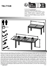 Preview for 1 page of Forte TBLT7029 Assembling Instruction