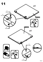 Preview for 13 page of Forte TBLT7029 Assembling Instruction