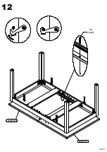 Preview for 14 page of Forte TBLT7029 Assembling Instruction