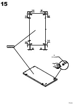 Preview for 17 page of Forte TBLT7029 Assembling Instruction