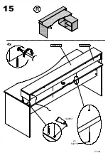 Предварительный просмотр 21 страницы Forte Tezaur TZRB214B3 Assembling Instruction