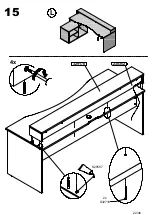 Предварительный просмотр 22 страницы Forte Tezaur TZRB214B3 Assembling Instruction