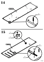 Предварительный просмотр 17 страницы Forte Vankka BRKS831 Assembling Instruction