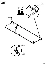 Предварительный просмотр 22 страницы Forte Vankka BRKS831 Assembling Instruction