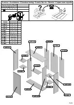 Preview for 5 page of Forte VERH11NB Assembling Instruction