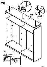 Preview for 22 page of Forte WNPS923E1 Assembling Instruction