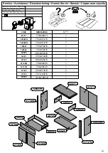 Preview for 5 page of Forte YPK23 Assembling Instruction