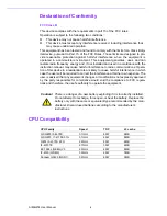 Preview for 5 page of Fortec Star AIMB-274 User Manual