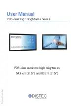 Предварительный просмотр 1 страницы Fortec Star DISTEC POS-Line High Brightness Series User Manual