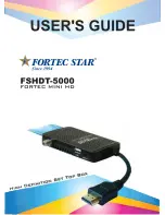 Fortec Star FSHD-5000 User Manual preview