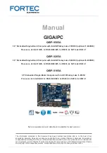 Preview for 2 page of Fortec Star GIGAIPC QBiP-8165A Manual